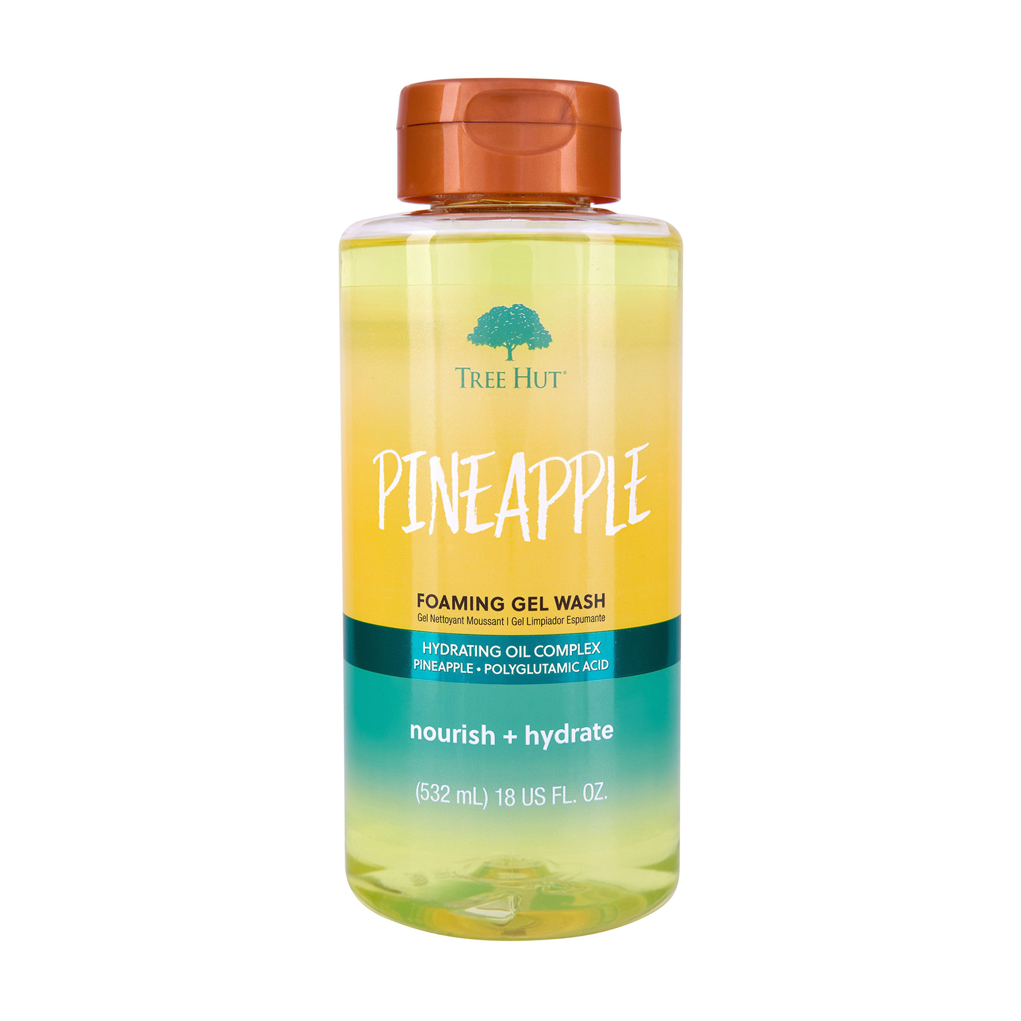 Гель для душу Tree Hut Pineapple Foaming Gel Wash, 532 мл